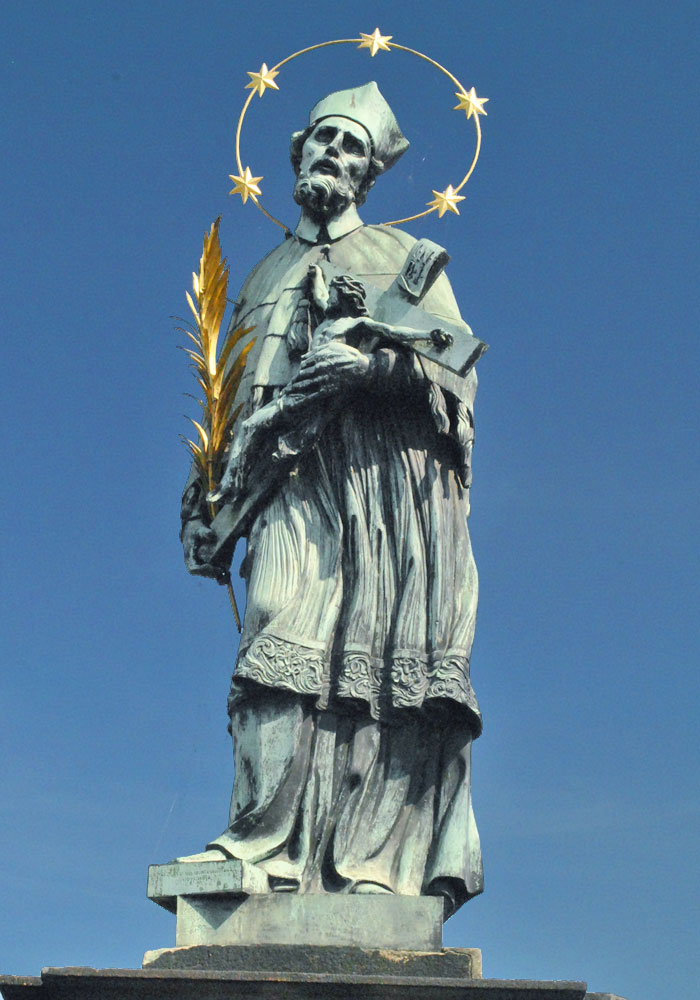 聖ヤン・ネポムツキーの彫像
