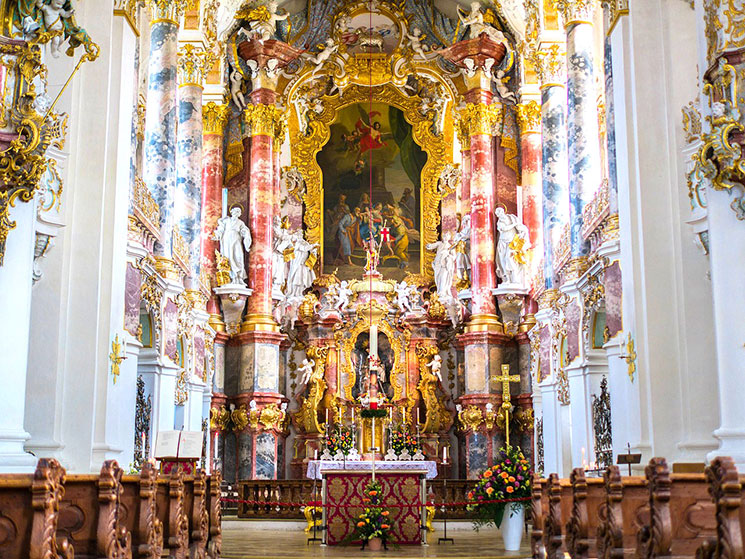 ヴィース教会の祭壇