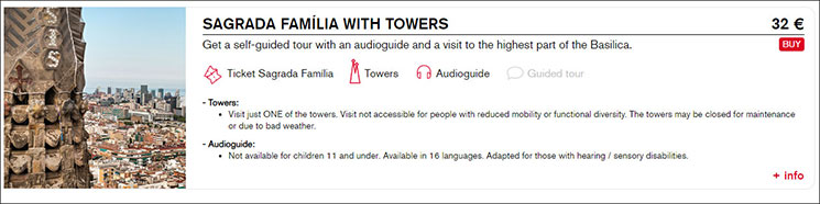 SAGRADA FAMÍLIA WITH TOWERS