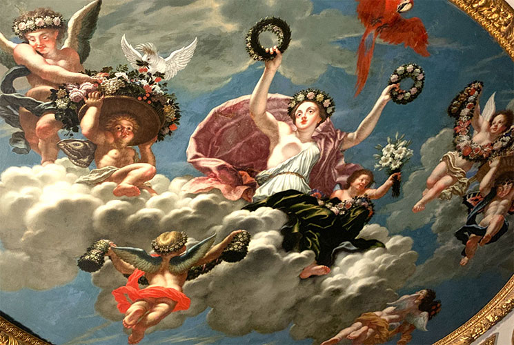 花の女神フローラの天井画