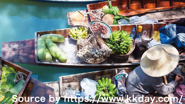 バンコク1日観光ツアー：水上マーケット・線路市場を訪れる旅（日本語ツアーあり）