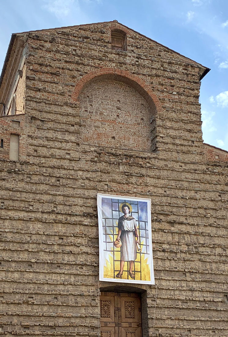 聖ロレンツォ教会 ファサードの壁面