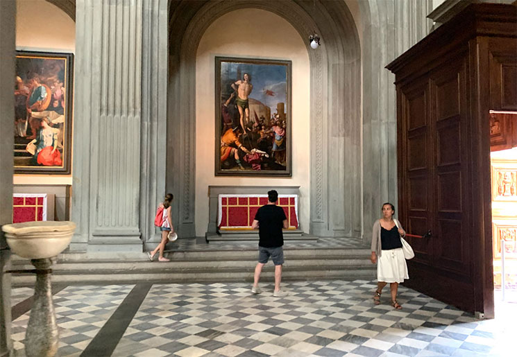 サン・ロレンツォ教会のフレスコ画
