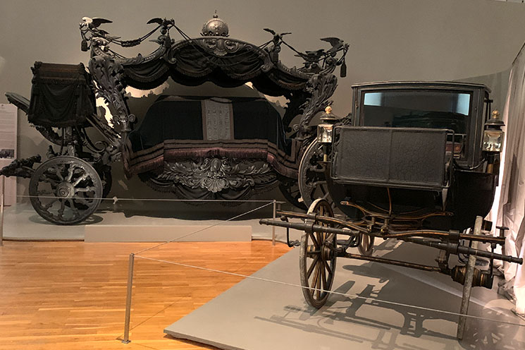 馬車博物館 シシィの霊柩車