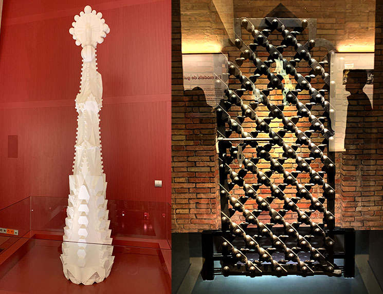 博物館 塔と装飾パーツの模型