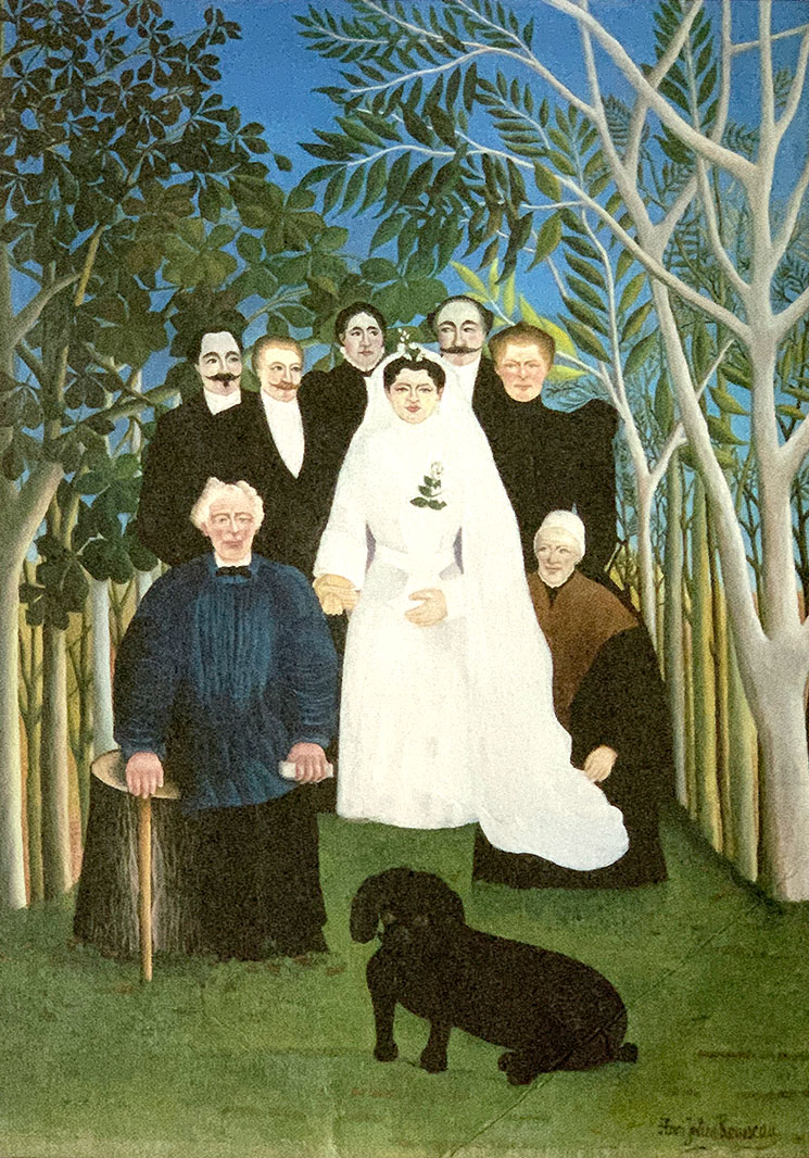 婚礼（1904‐05年） - アンリ・ルソー作