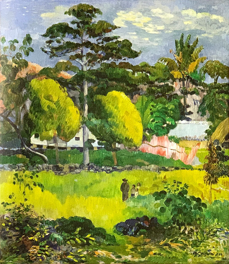 風景（1901年） - ポール・ゴーギャン作