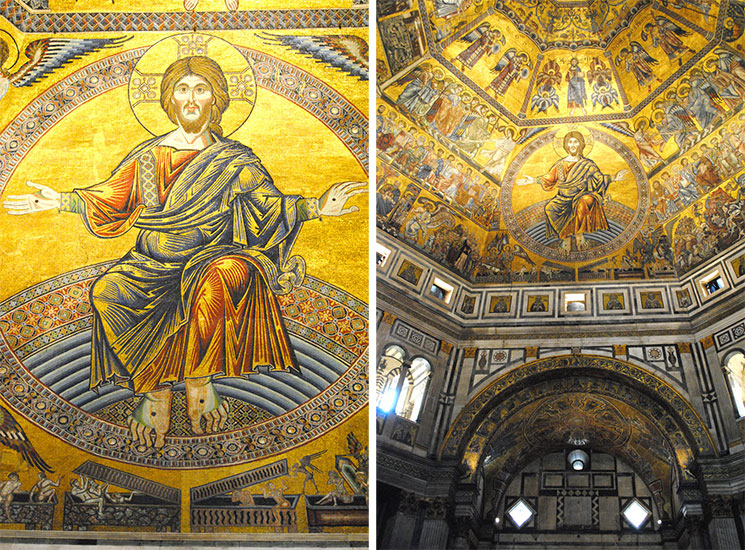 サン・ジョヴァンニ洗礼堂 - 黄金のモザイク画の最後の審判