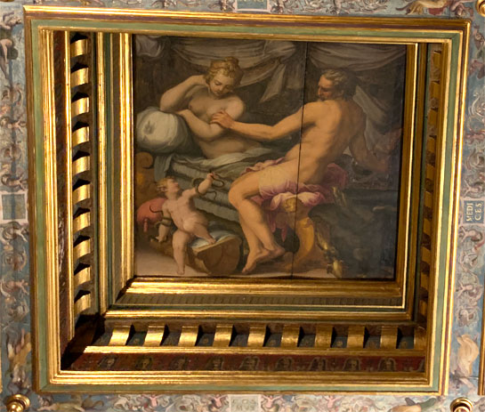 ヴェッキオ宮殿 ヘラクレスの間の絵画