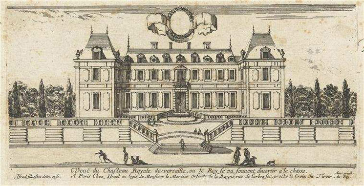 城館だった頃のヴェルサイユ宮殿（1660年~64年）