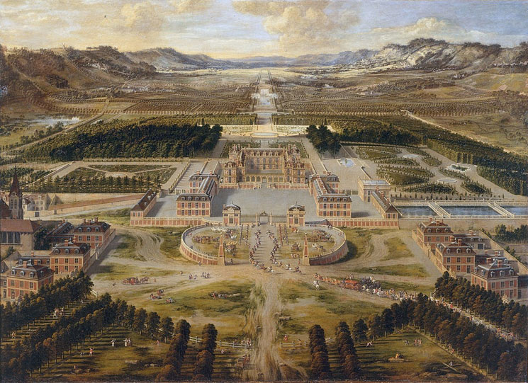 1668年頃のヴェルサイユ宮殿