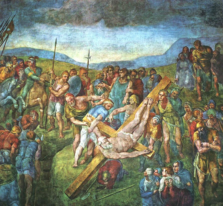 ミケランジェロ作 - 聖ペテロの殉教