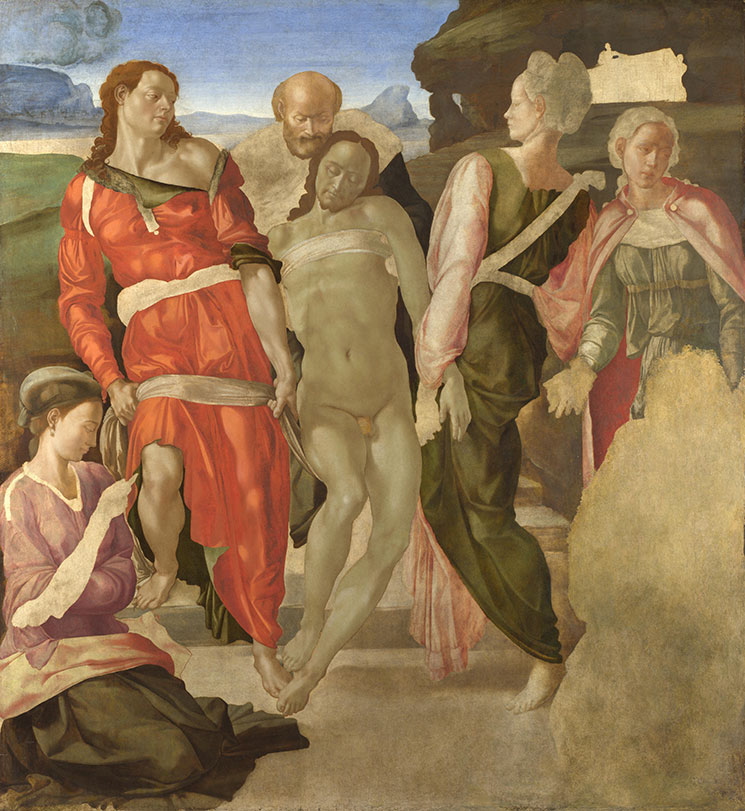 ミケランジェロ作 - キリストの埋葬