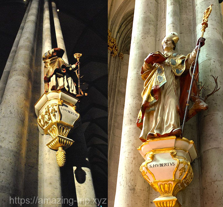 ケルン大聖堂の聖人像