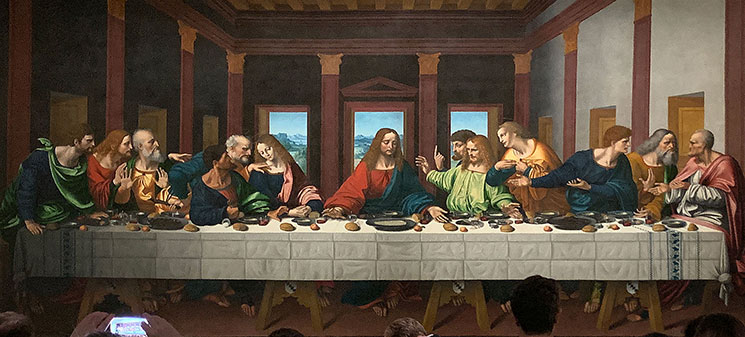 最後の晩餐 キリストとユダ