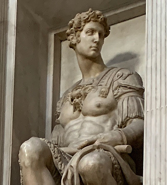 ジュリアーノ・デ・メディチの彫刻 - ミケランジェロ作