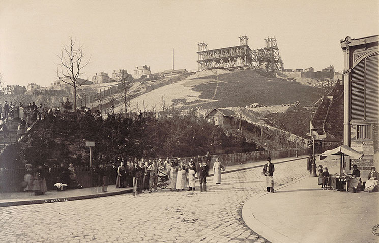 1９世紀後半のモンマルトルの景観