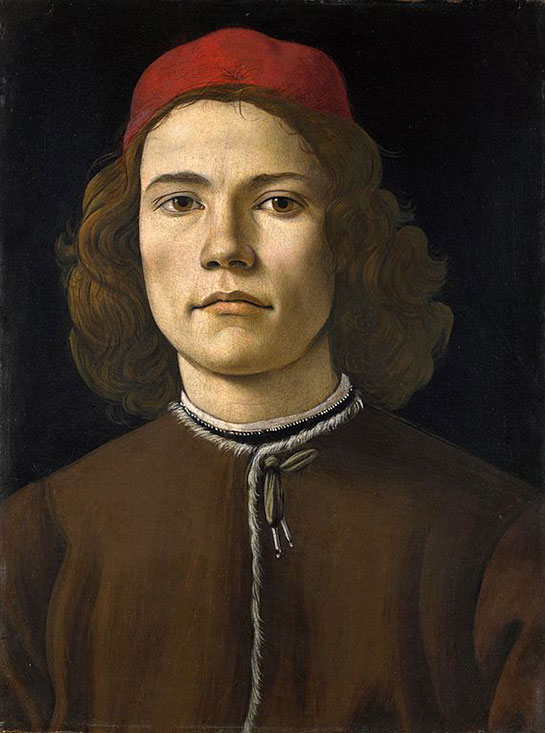 サンドロ・ボッティチェッリ作の肖像画
