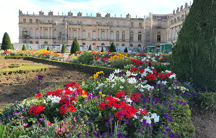 ヴェルサイユ宮殿と庭園の景観
