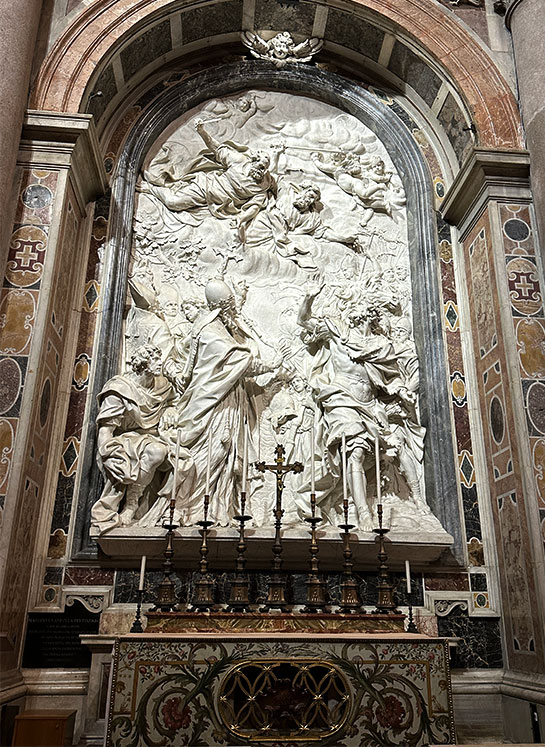 サン･ピエトロ大聖堂「レオ1世の祭壇」