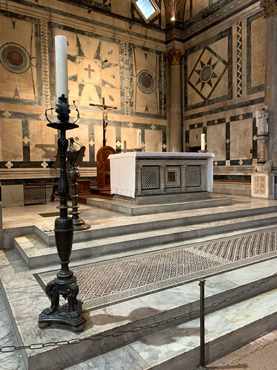 サン・ジョヴァンニ洗礼堂 - 高祭壇