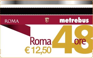 ローマ地下鉄の乗車チケット - 48時間券(ROMA 48 H)