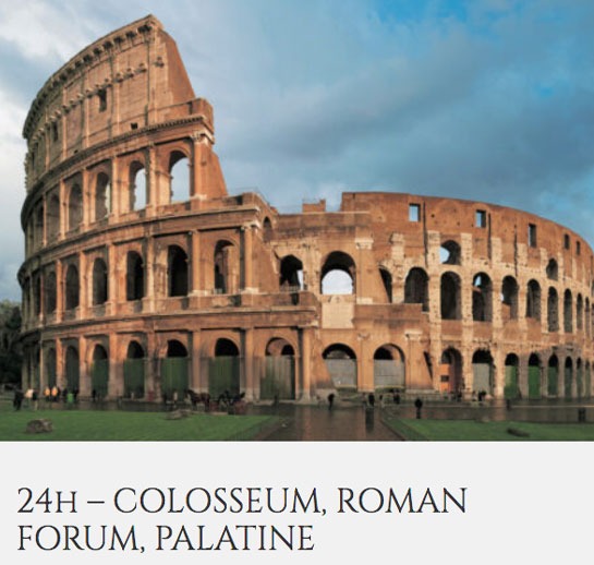 コロッセオのチケット「24h – COLOSSEUM, ROMAN FORUM, PALATINE」