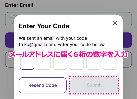 「StubHub」ドジャースのチケット販売ページ - メールアドレスによるコード認証