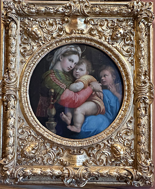 ラファエロ・サンティ作 椅子の聖母