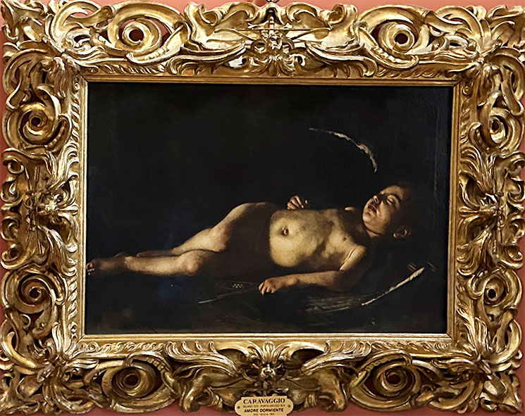 カラヴァッジオ作 眠るキューピッド