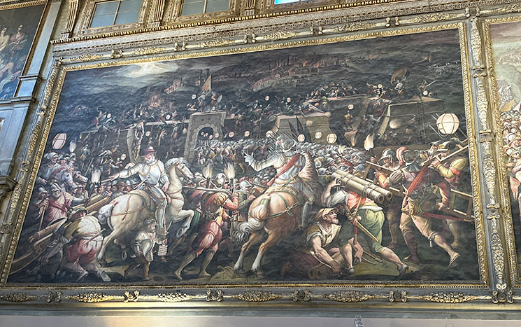 ヴァザーリ作の絵画 シエナの攻略