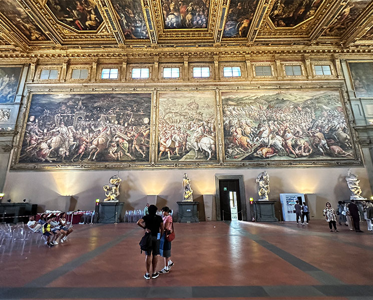 ヴァザーリ作の絵画 シエナの攻略