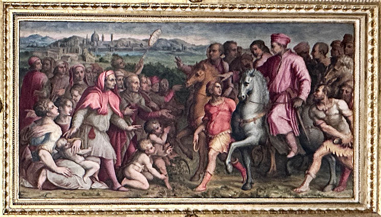 ヴェッキオ宮殿 - コジモ・デ・メディチの間の天井画