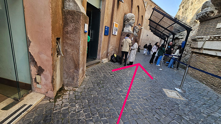 サンタンジェロ城の順路