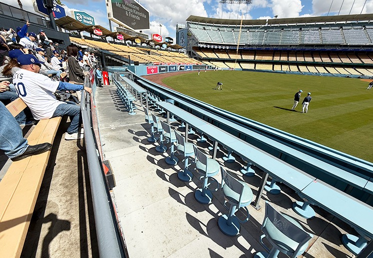 ドジャースタジアム - 最前列の「ホームランシート」
