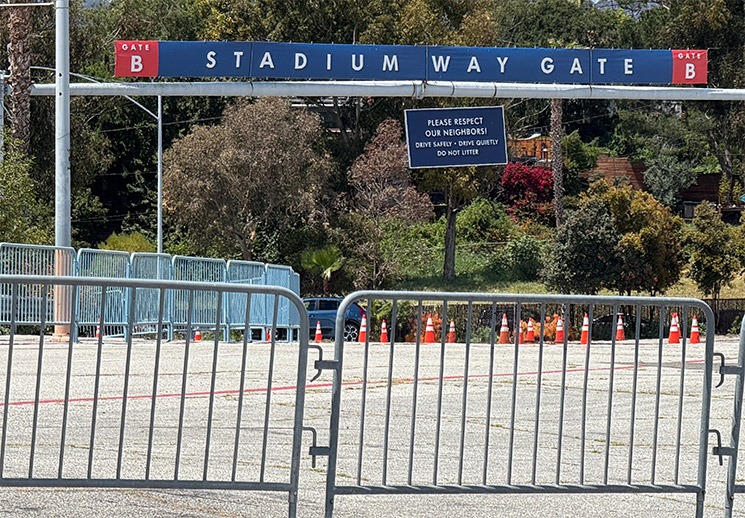 ドジャースタジアムのゲートB