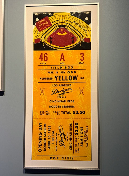 1962年オープニングデーチケット