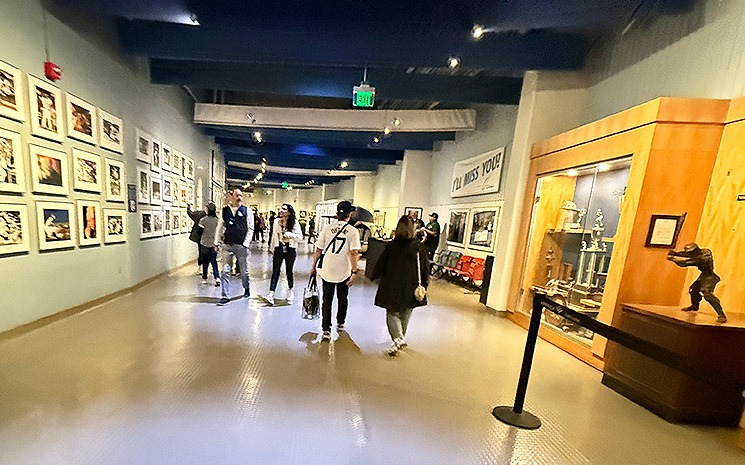 展示ギャラリーの景観