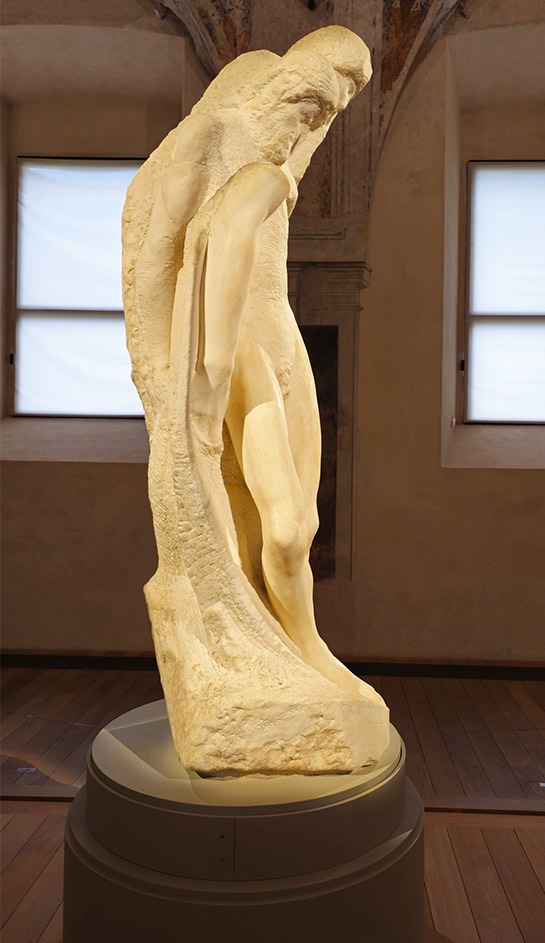 ロンダニーニのピエタ像の側面側