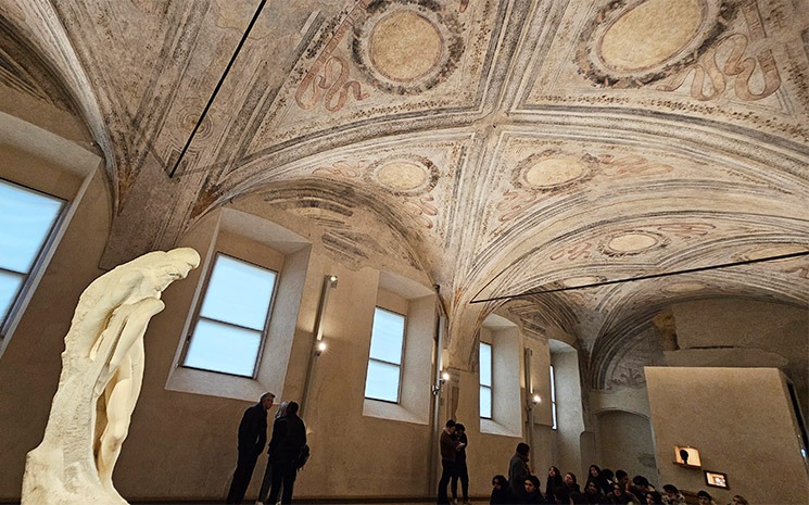 ロンダニーニのピエタ美術館の展示室