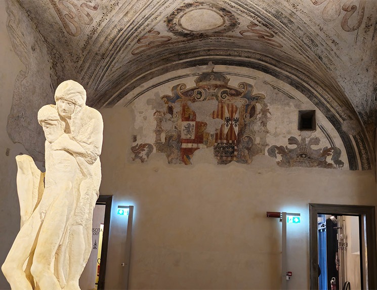 ロンダニーニのピエタ美術館の展示室