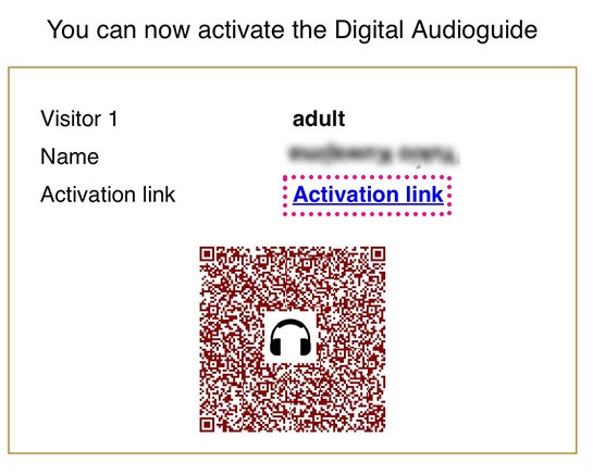 サン・ピエトロ大聖堂 オーディオガイド用のQRコード