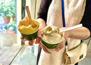 La Strega Nocciolaのジェラート