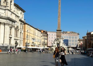 ナヴォーナ広場の噴水