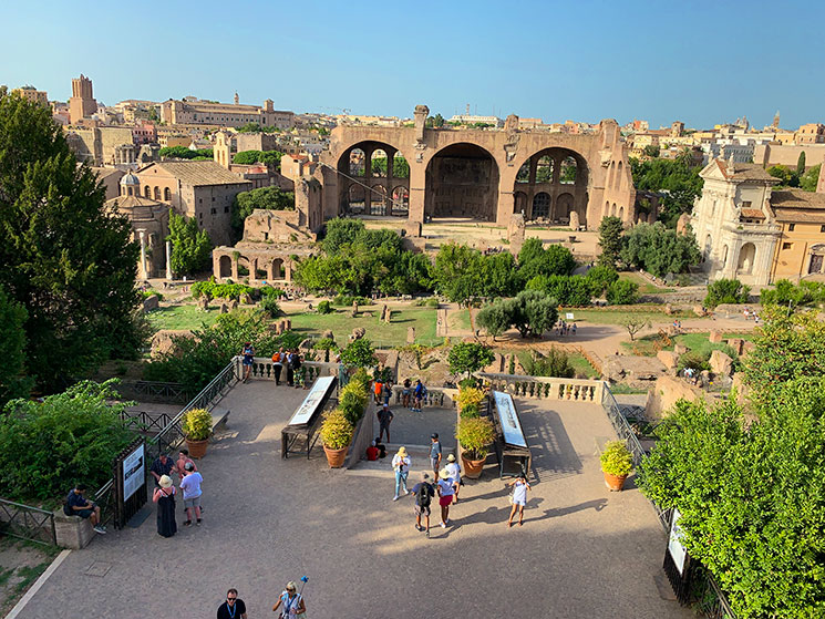 パラティーノの丘からの展望台