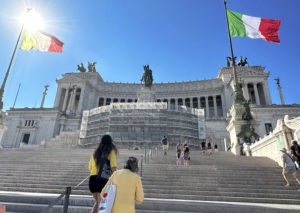 ヴィットーリオ・エマヌエーレ2世記念堂のファサード