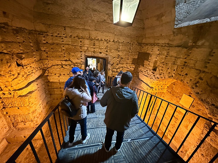 サンタンジェロ城内の通路