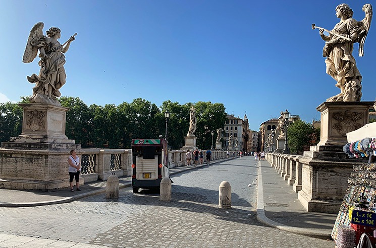 サンタジェロ橋と天使像