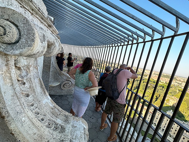 クーポラ展望フロア 外側の回廊