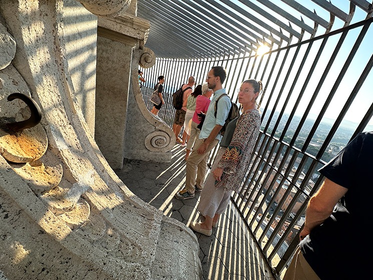 クーポラ展望フロア 外側の回廊